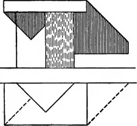 An illustration from Shades and shadows, with applications to architectural details, and exercises in drawing them with the brush and pen .. (1912)