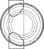 An illustration from Shades and shadows, with applications to architectural details, and exercises in drawing them with the brush and pen .. (1912)