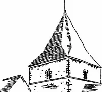 An illustration from American churches ... A series of authoritative articles on designing, planning, heating, ventilating, lighting and general equipment of churches as demonstrated by the best practice in the United States (1915)