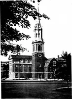 An illustration from American churches ... A series of authoritative articles on designing, planning, heating, ventilating, lighting and general equipment of churches as demonstrated by the best practice in the United States (1915)