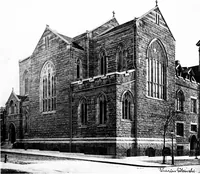 An illustration from American churches ... A series of authoritative articles on designing, planning, heating, ventilating, lighting and general equipment of churches as demonstrated by the best practice in the United States (1915)