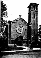 An illustration from American churches ... A series of authoritative articles on designing, planning, heating, ventilating, lighting and general equipment of churches as demonstrated by the best practice in the United States (1915)
