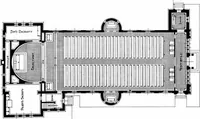 An illustration from American churches ... A series of authoritative articles on designing, planning, heating, ventilating, lighting and general equipment of churches as demonstrated by the best practice in the United States (1915)
