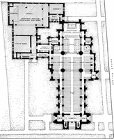 An illustration from American churches ... A series of authoritative articles on designing, planning, heating, ventilating, lighting and general equipment of churches as demonstrated by the best practice in the United States (1915)