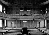 An illustration from American churches ... A series of authoritative articles on designing, planning, heating, ventilating, lighting and general equipment of churches as demonstrated by the best practice in the United States (1915)