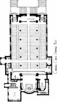 An illustration from American churches ... A series of authoritative articles on designing, planning, heating, ventilating, lighting and general equipment of churches as demonstrated by the best practice in the United States (1915)