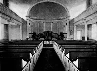 An illustration from American churches ... A series of authoritative articles on designing, planning, heating, ventilating, lighting and general equipment of churches as demonstrated by the best practice in the United States (1915)