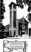 Picture 218 of 313 from American churches ... A series of authoritative articles on designing, planning, heating, ventilating, lighting and general equipment of churches as demonstrated by the best practice in the United States (1915), leaf 346