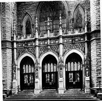 An illustration from American churches ... A series of authoritative articles on designing, planning, heating, ventilating, lighting and general equipment of churches as demonstrated by the best practice in the United States (1915)