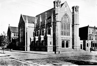 An illustration from American churches ... A series of authoritative articles on designing, planning, heating, ventilating, lighting and general equipment of churches as demonstrated by the best practice in the United States (1915)