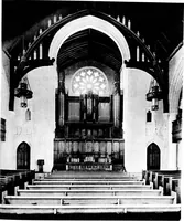 An illustration from American churches ... A series of authoritative articles on designing, planning, heating, ventilating, lighting and general equipment of churches as demonstrated by the best practice in the United States (1915)