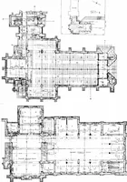 An illustration from American churches ... A series of authoritative articles on designing, planning, heating, ventilating, lighting and general equipment of churches as demonstrated by the best practice in the United States (1915)