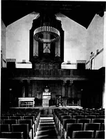 An illustration from American churches ... A series of authoritative articles on designing, planning, heating, ventilating, lighting and general equipment of churches as demonstrated by the best practice in the United States (1915)