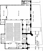 An illustration from American churches ... A series of authoritative articles on designing, planning, heating, ventilating, lighting and general equipment of churches as demonstrated by the best practice in the United States (1915)