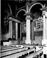 An illustration from American churches ... A series of authoritative articles on designing, planning, heating, ventilating, lighting and general equipment of churches as demonstrated by the best practice in the United States (1915)
