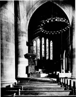 An illustration from American churches ... A series of authoritative articles on designing, planning, heating, ventilating, lighting and general equipment of churches as demonstrated by the best practice in the United States (1915)