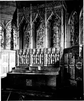 An illustration from American churches ... A series of authoritative articles on designing, planning, heating, ventilating, lighting and general equipment of churches as demonstrated by the best practice in the United States (1915)