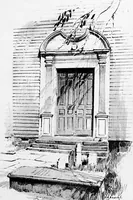 An illustration from Sketches of early American architecture (1922)
