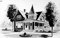 Picture 205 of 477 from Lumberman's house plan book : being a collection of one hundred absolutely new and attractive plans never before published, together with a selection of one hundred of our most popular houses published heretofore ... : 200 house plans (1907), leaf 103