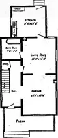 An illustration from Lumberman's house plan book : being a collection of one hundred absolutely new and attractive plans never before published, together with a selection of one hundred of our most popular houses published heretofore ... : 200 house plans (1907)