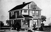 Picture 235 of 477 from Lumberman's house plan book : being a collection of one hundred absolutely new and attractive plans never before published, together with a selection of one hundred of our most popular houses published heretofore ... : 200 house plans (1907), leaf 116