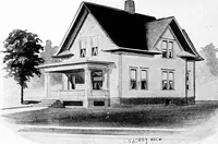 Picture 242 of 477 from Lumberman's house plan book : being a collection of one hundred absolutely new and attractive plans never before published, together with a selection of one hundred of our most popular houses published heretofore ... : 200 house plans (1907), leaf 119