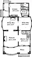 Picture 247 of 477 from Lumberman's house plan book : being a collection of one hundred absolutely new and attractive plans never before published, together with a selection of one hundred of our most popular houses published heretofore ... : 200 house plans (1907), leaf 120