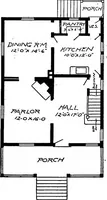 Picture 270 of 477 from Lumberman's house plan book : being a collection of one hundred absolutely new and attractive plans never before published, together with a selection of one hundred of our most popular houses published heretofore ... : 200 house plans (1907), leaf 130