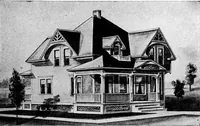 Picture 279 of 477 from Lumberman's house plan book : being a collection of one hundred absolutely new and attractive plans never before published, together with a selection of one hundred of our most popular houses published heretofore ... : 200 house plans (1907), leaf 134