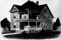 Picture 285 of 477 from Lumberman's house plan book : being a collection of one hundred absolutely new and attractive plans never before published, together with a selection of one hundred of our most popular houses published heretofore ... : 200 house plans (1907), leaf 137