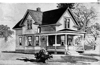 Picture 1 of 477 from Lumberman's house plan book : being a collection of one hundred absolutely new and attractive plans never before published, together with a selection of one hundred of our most popular houses published heretofore ... : 200 house plans (1907), leaf 14