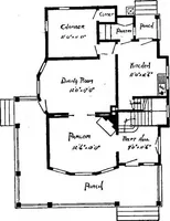 Picture 297 of 477 from Lumberman's house plan book : being a collection of one hundred absolutely new and attractive plans never before published, together with a selection of one hundred of our most popular houses published heretofore ... : 200 house plans (1907), leaf 142