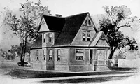 Picture 311 of 477 from Lumberman's house plan book : being a collection of one hundred absolutely new and attractive plans never before published, together with a selection of one hundred of our most popular houses published heretofore ... : 200 house plans (1907), leaf 148
