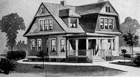 Picture 336 of 477 from Lumberman's house plan book : being a collection of one hundred absolutely new and attractive plans never before published, together with a selection of one hundred of our most popular houses published heretofore ... : 200 house plans (1907), leaf 158