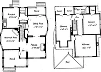 Picture 337 of 477 from Lumberman's house plan book : being a collection of one hundred absolutely new and attractive plans never before published, together with a selection of one hundred of our most popular houses published heretofore ... : 200 house plans (1907), leaf 158