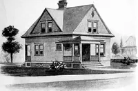 Picture 362 of 477 from Lumberman's house plan book : being a collection of one hundred absolutely new and attractive plans never before published, together with a selection of one hundred of our most popular houses published heretofore ... : 200 house plans (1907), leaf 170