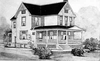 Picture 373 of 477 from Lumberman's house plan book : being a collection of one hundred absolutely new and attractive plans never before published, together with a selection of one hundred of our most popular houses published heretofore ... : 200 house plans (1907), leaf 174