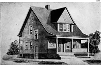 Picture 386 of 477 from Lumberman's house plan book : being a collection of one hundred absolutely new and attractive plans never before published, together with a selection of one hundred of our most popular houses published heretofore ... : 200 house plans (1907), leaf 180