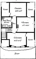 An illustration from Lumberman's house plan book : being a collection of one hundred absolutely new and attractive plans never before published, together with a selection of one hundred of our most popular houses published heretofore ... : 200 house plans (1907)