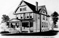 Picture 428 of 477 from Lumberman's house plan book : being a collection of one hundred absolutely new and attractive plans never before published, together with a selection of one hundred of our most popular houses published heretofore ... : 200 house plans (1907), leaf 197