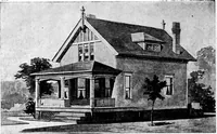 Picture 450 of 477 from Lumberman's house plan book : being a collection of one hundred absolutely new and attractive plans never before published, together with a selection of one hundred of our most popular houses published heretofore ... : 200 house plans (1907), leaf 205