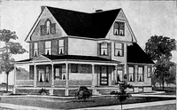 Picture 455 of 477 from Lumberman's house plan book : being a collection of one hundred absolutely new and attractive plans never before published, together with a selection of one hundred of our most popular houses published heretofore ... : 200 house plans (1907), leaf 207