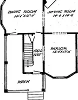 Picture 56 of 477 from Lumberman's house plan book : being a collection of one hundred absolutely new and attractive plans never before published, together with a selection of one hundred of our most popular houses published heretofore ... : 200 house plans (1907), leaf 38
