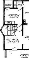 An illustration from Lumberman's house plan book : being a collection of one hundred absolutely new and attractive plans never before published, together with a selection of one hundred of our most popular houses published heretofore ... : 200 house plans (1907)