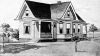 Picture 76 of 477 from Lumberman's house plan book : being a collection of one hundred absolutely new and attractive plans never before published, together with a selection of one hundred of our most popular houses published heretofore ... : 200 house plans (1907), leaf 47
