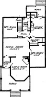 Picture 84 of 477 from Lumberman's house plan book : being a collection of one hundred absolutely new and attractive plans never before published, together with a selection of one hundred of our most popular houses published heretofore ... : 200 house plans (1907), leaf 50