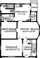 Picture 88 of 477 from Lumberman's house plan book : being a collection of one hundred absolutely new and attractive plans never before published, together with a selection of one hundred of our most popular houses published heretofore ... : 200 house plans (1907), leaf 52