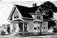 Picture 110 of 477 from Lumberman's house plan book : being a collection of one hundred absolutely new and attractive plans never before published, together with a selection of one hundred of our most popular houses published heretofore ... : 200 house plans (1907), leaf 61