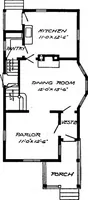 Picture 111 of 477 from Lumberman's house plan book : being a collection of one hundred absolutely new and attractive plans never before published, together with a selection of one hundred of our most popular houses published heretofore ... : 200 house plans (1907), leaf 61