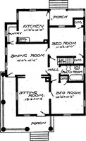 Picture 128 of 477 from Lumberman's house plan book : being a collection of one hundred absolutely new and attractive plans never before published, together with a selection of one hundred of our most popular houses published heretofore ... : 200 house plans (1907), leaf 68